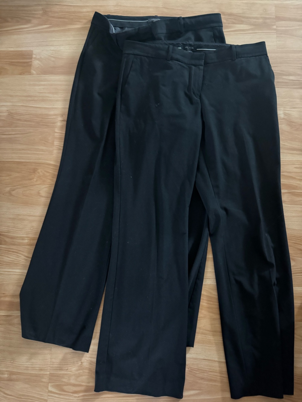 Ann Taylor Black Devin Fit Trousers